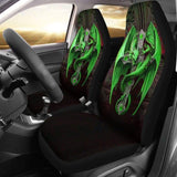 2Pcs Car Seat Covers - Green Dragon 103709 - YourCarButBetter