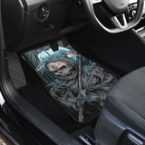 4 Pcs Gothic Skull Car Mats 101819 - YourCarButBetter