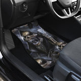 4 Pcs Gothic Skull Car Mats 101819 - YourCarButBetter