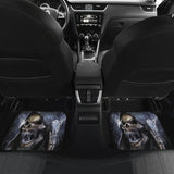 4 Pcs Gothic Skull Car Mats 101819 - YourCarButBetter