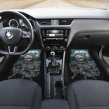 4 Pcs Gothic Skull Car Mats 101819 - YourCarButBetter