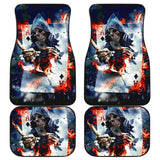 4 Pcs Grim Reaper Halloween Car Mats 101819 - YourCarButBetter