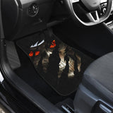 4 Pcs Grim Reaper Skull Car Mats 101819 - YourCarButBetter