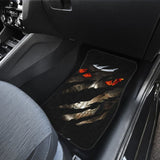4 Pcs Grim Reaper Skull Car Mats 101819 - YourCarButBetter