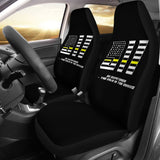 911 Dispatchers The Chaos Voice In The Dark Thin Yellow Line Car Seat Covers 213003 - YourCarButBetter