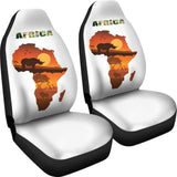 Africa Map Car Seat Covers 093223 - YourCarButBetter