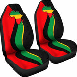 African Car Seat Cover - Pan-African Flag And Map - 11 153908 - YourCarButBetter