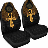 African Car Seat Covers - Africa Ancient Egypt Ankh & Horus Wings - 142711 - YourCarButBetter