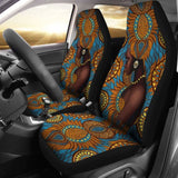 African Car Seat Covers - Africa Black Girl Floral - 39 153908 - YourCarButBetter