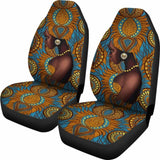 African Car Seat Covers - Africa Black Girl Floral - 39 153908 - YourCarButBetter
