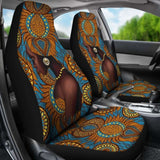 African Car Seat Covers - Africa Black Girl Floral - 39 153908 - YourCarButBetter