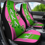 African Car Seat Covers - Alpha Kappa Alpha Ivy Leaf - 105905 - YourCarButBetter