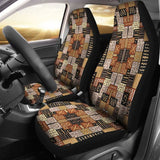 African Car Seat Covers Art Pattern - 105905 - YourCarButBetter