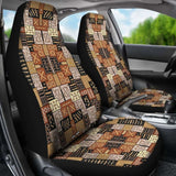 African Car Seat Covers Art Pattern - 105905 - YourCarButBetter