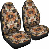 African Car Seat Covers Art Pattern - 105905 - YourCarButBetter