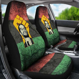African Car Seat Covers - Malcolm X & Pan African-Flag - 105905 - YourCarButBetter