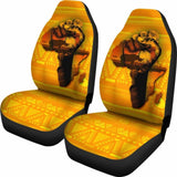 African Car Seat Covers - African Map And Black Power - 105905 - YourCarButBetter