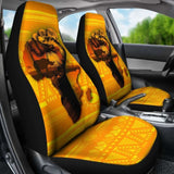African Car Seat Covers - African Map And Black Power - 105905 - YourCarButBetter