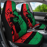 African Car Seat Covers - Pan-African Flag Let Me Be Free - Bn19 153908 - YourCarButBetter