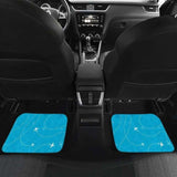 Airplane Destinations Blue Background Front And Back Car Mats 194013 - YourCarButBetter