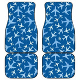 Airplane Pattern In The Sky Front And Back Car Mats 194013 - YourCarButBetter