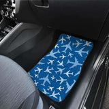 Airplane Pattern In The Sky Front And Back Car Mats 194013 - YourCarButBetter