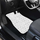 Airplane Print Pattern Front And Back Car Mats 194013 - YourCarButBetter