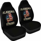 Alabama Strong State Flag Car Seat Covers 110728 - YourCarButBetter