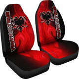 Albania Car Seat Covers - Albanian Flame - 15 181703 - YourCarButBetter