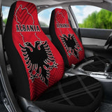 Albania Car Seat Covers Special Map Amazing 105905 - YourCarButBetter