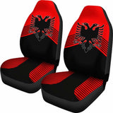 Albania Coat Of Arms Car Seat Covers Amazing 105905 - YourCarButBetter
