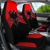 Albania Coat Of Arms Car Seat Covers Amazing 105905 - YourCarButBetter