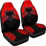 Albania Coat Of Arms Car Seat Covers Amazing 105905 - YourCarButBetter