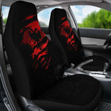 Albania In Me Car Seat Covers - Special Grunge Style (Set Of Two) 232125 - YourCarButBetter