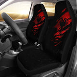 Albania In Me Car Seat Covers - Special Grunge Style (Set Of Two) 232125 - YourCarButBetter