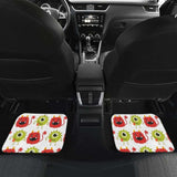 Alien Pattern Print Design 05 Front And Back Car Mats 102802 - YourCarButBetter