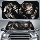 Aliens Vs Predator Car Auto Sun Shades 085424 - YourCarButBetter