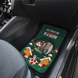 All I Want for Christmas Is A Sloth Car Floor Mats Merry Xmas 212109 - YourCarButBetter