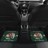 All I Want for Christmas Is A Sloth Car Floor Mats Merry Xmas 212109 - YourCarButBetter
