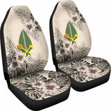 (Alo) Wallis And Futuna Car Seat Covers The Beige Hibiscus (Set Of Two) 7 232125 - YourCarButBetter