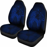 Alohawaii Car Seat Covers - Hawaii Hula Girl Hibiscus Map Blue - 232125 - YourCarButBetter