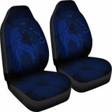 Alohawaii Car Seat Covers - Hawaii Hula Girl Hibiscus Map Blue - 232125 - YourCarButBetter