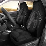 Alohawaii Car Seat Covers - Hawaii Hula Girl Hibiscus Map Gray - 232125 - YourCarButBetter