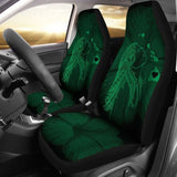 Alohawaii Car Seat Covers - Hawaii Hula Girl Hibiscus Map Green - 232125 - YourCarButBetter