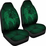 Alohawaii Car Seat Covers - Hawaii Hula Girl Hibiscus Map Green - 232125 - YourCarButBetter