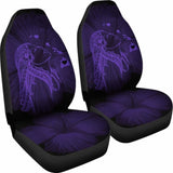 Alohawaii Car Seat Covers - Hawaii Hula Girl Hibiscus Map Purple - 232125 - YourCarButBetter