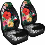 Alohawaii Car Seat Covers - Hawaii Map Hibiscus - 232125 - YourCarButBetter
