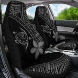 Alohawaii Car Seat Covers - Hawaii Turtle Plumeria Grey - New 091114 - YourCarButBetter