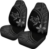 Alohawaii Car Seat Covers - Hawaii Turtle Plumeria Grey - New 091114 - YourCarButBetter