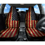 Amazing Aged American Flag Car Seat Covers Custom 2 210501 - YourCarButBetter